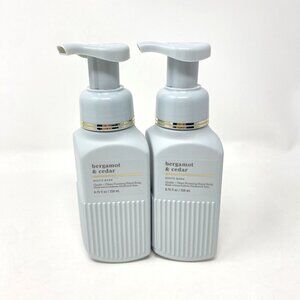 Bath & Body Works Bergamot & Cedar Gentle & Clean Foaming Hand Soap 2 Pack